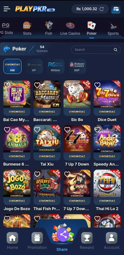PLAYPKR Game