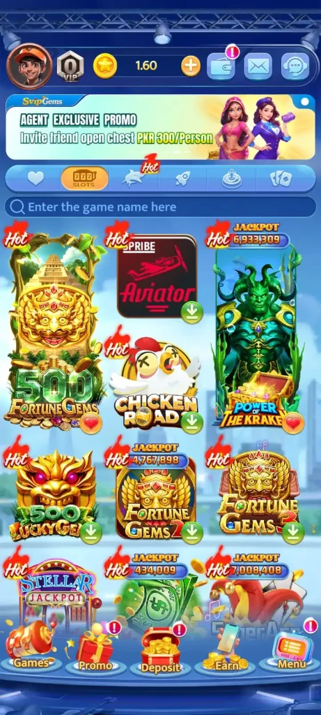 SVIP Gems game